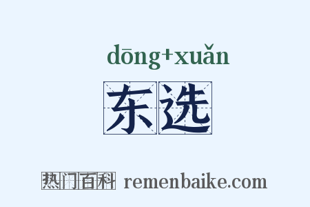 东选是什么意思的图片